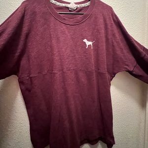 PINK - Burgundy Sweater